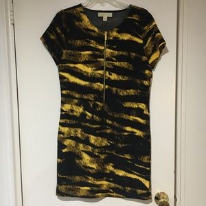 Michael Kors yellow and black dress! Beautiful!